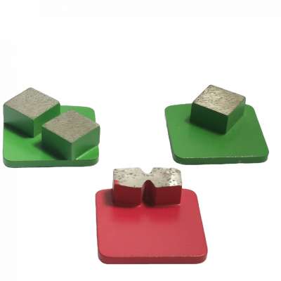 the square(22*22*12mm)diamond segment and grinding plates trapezoid or concrete and stone